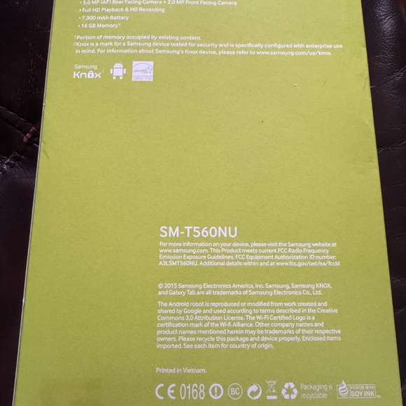 Samsung Galaxy Tab E - Picture 2 of 3